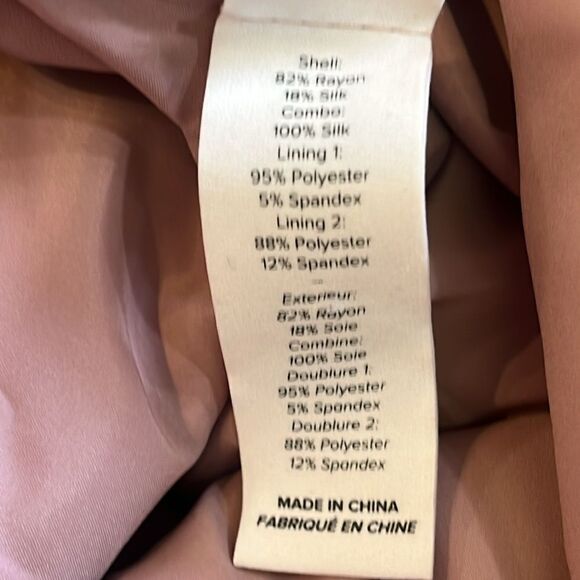 cinq à sept Mauve Strapless Velvet Dress Size 0 - Picture 7 of 7